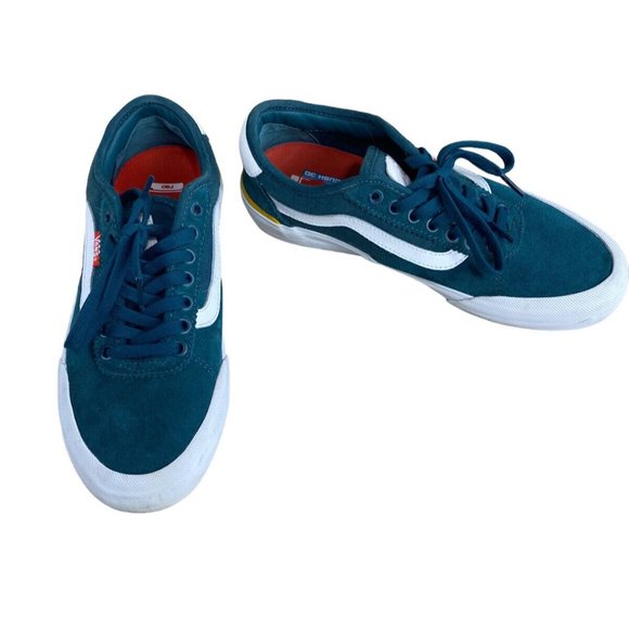 VANS Chima Pro 2 Prime Atlantic Blue Suede Shoes Men Sz 7 Womens 8.5 VN0A3MTI0QU main image 9